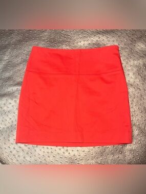 Express Bright Red Mini Skirt